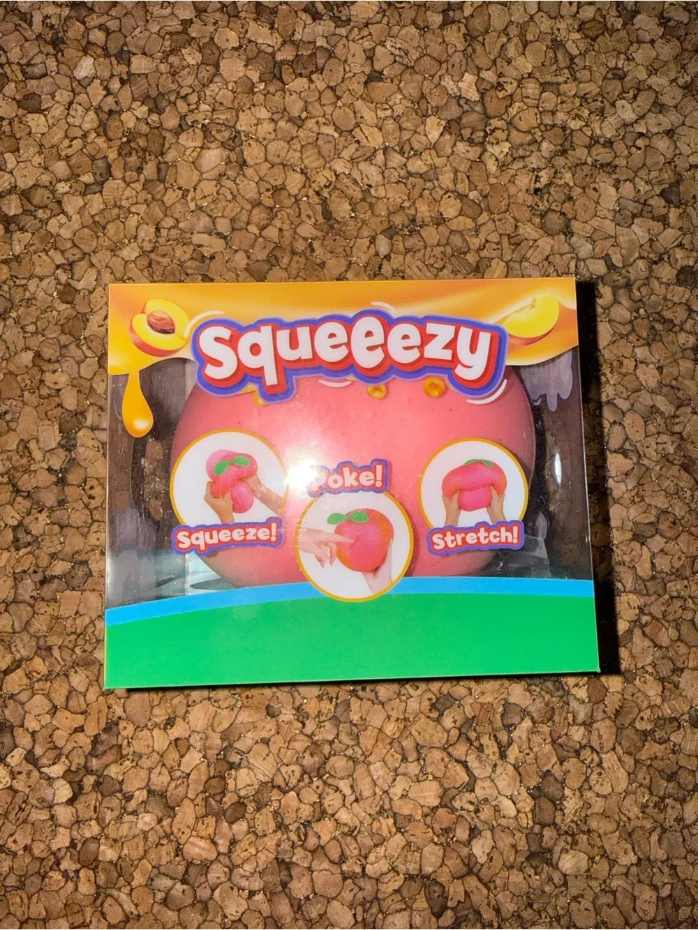 Sunny Days Squeeezy Peach Jumbo Squishy Authentic New